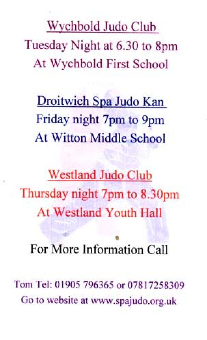 Droitwich Spa Judo Kan